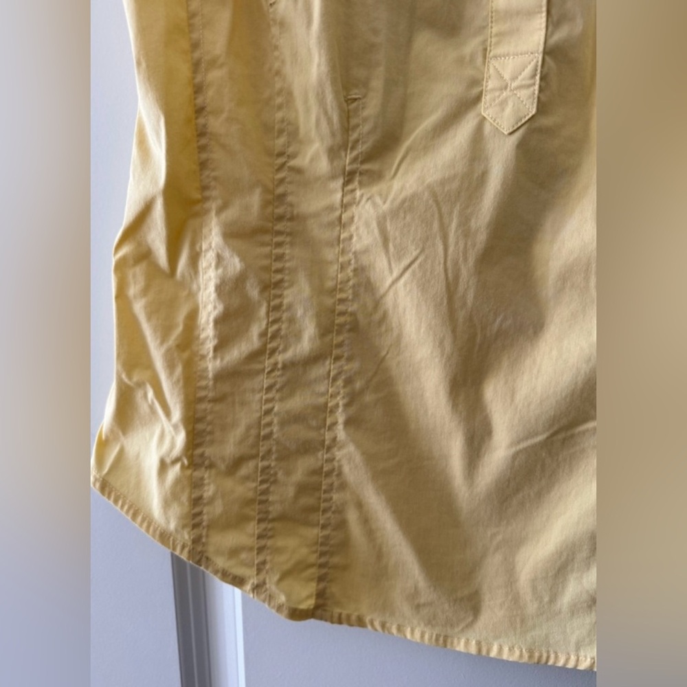 Parasuco Vintage Y2k Yellow sleeveless Button
Up Shirt M/L - Picture 7 of 11